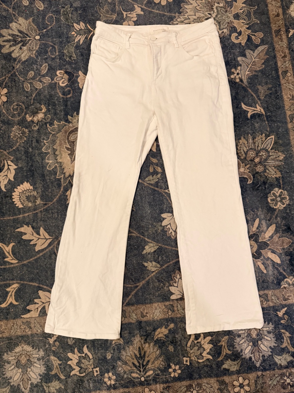 White Women's Straight-Leg Jeans